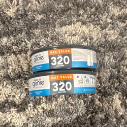 2 Diaper Geenie Refill Packs