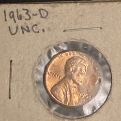 1963 D Unc