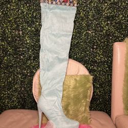 Mint Green Over The Knee