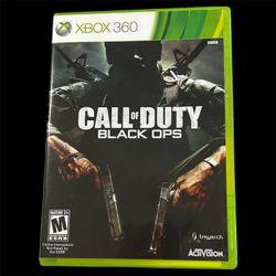 Call of Duty Black Ops Xbox 360 Game CIB Complete w/ Manual Tested Working