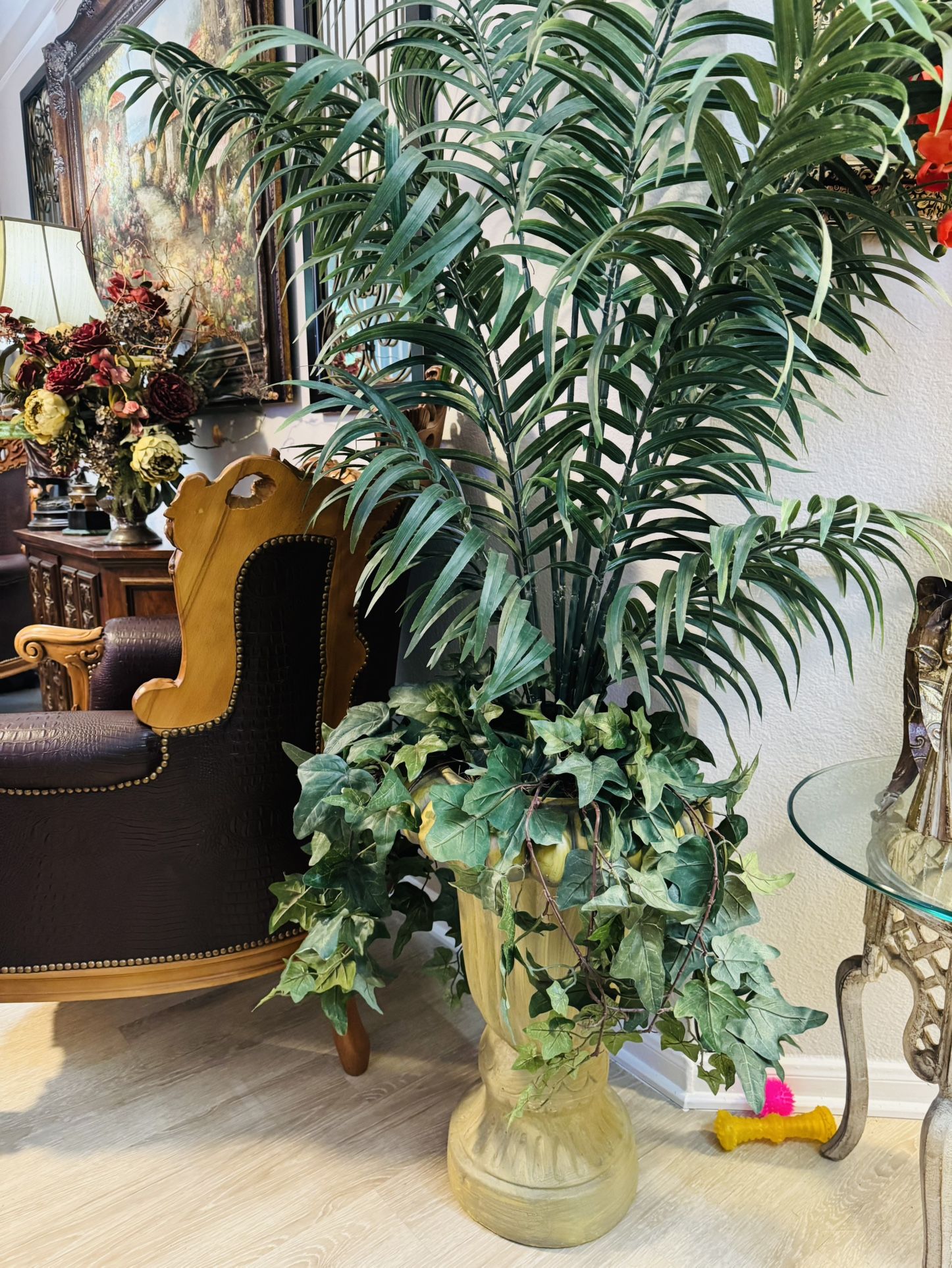 77 H FAUX PALM TREE IN PRESTINE CONDITION