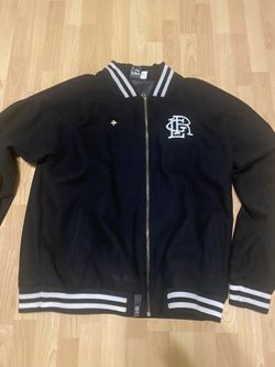 Black / White Trim LRG Varsity Jacket 