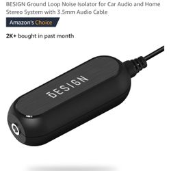Noise Isolator for Car Audio and Home