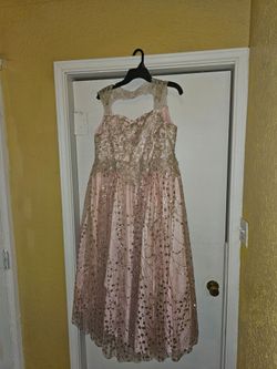 Rose gold Dress size 20