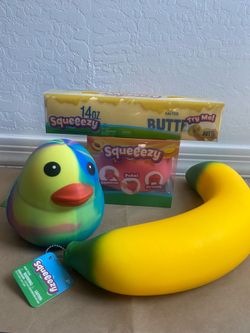 Squeeezy Sunny Days Squish toys.   Needoh