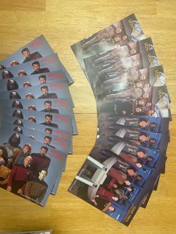 Star Trek: Voyager (x 5), Deep Space Nine (x4) and Next Generation (x 9)-Cast 8 x 10 Photograph Art Print Photo Picture