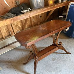 Vintage Empire Style Mahogany Console Table