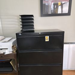 Three Drawer File Cabinet 