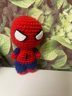 Handmade Spider-Man Crochet Amigurumi