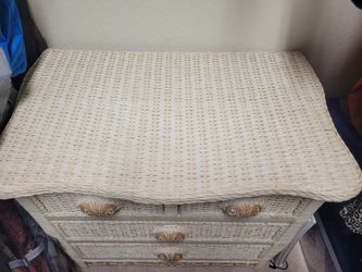 Wicker dresser