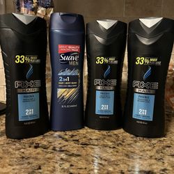 Set Of 3 Axe Hair•16oz•Phoenix•1 Suave Hair & Body Wash•15oz•all For $12