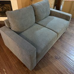 Small Couch And ottoman 