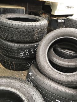 275-55R20 used set 4 and 245-75R17 used