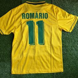 Romario Brasil Retro Soccer Jersey