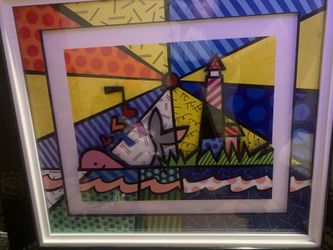 2016 romero britto "Nantucket"