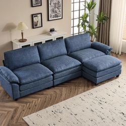 Blue Modular Cloud Couch
