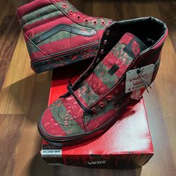 Brand New Vans Nightmare On Elm Street Mens Size 11.5