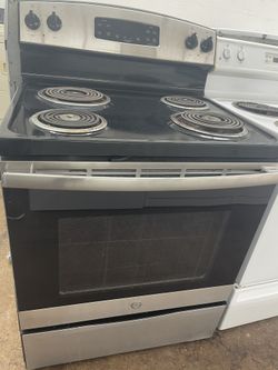 GE Black Stainless Electric Stove Range - 30 Day Guarantee! Delivery Available TODA