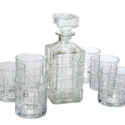 CRYSTAL WHISKEY SET NEW $90retail!! 