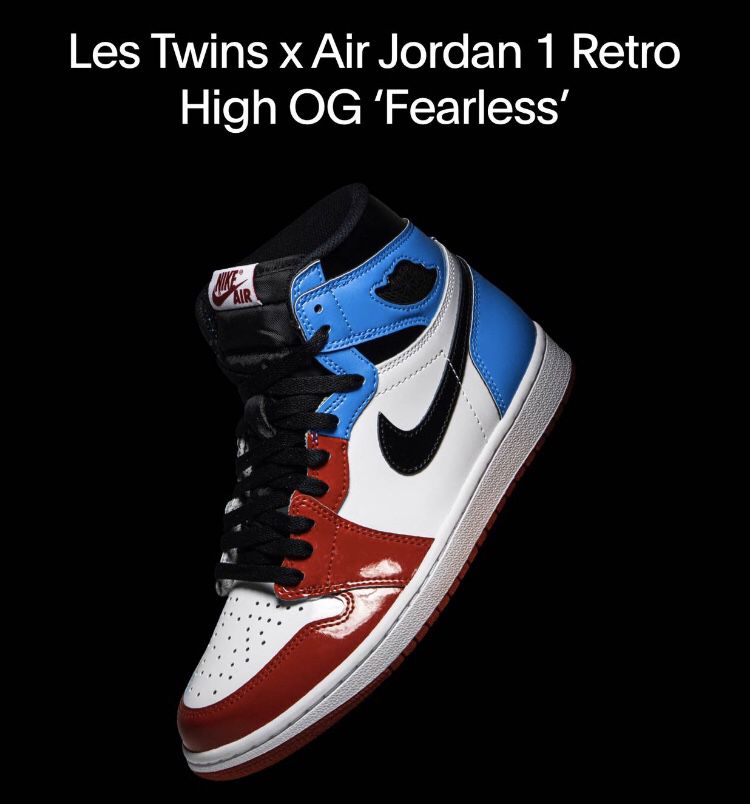 Les Twins x Air Jordan 1 Retro High OG ‘Fearless’