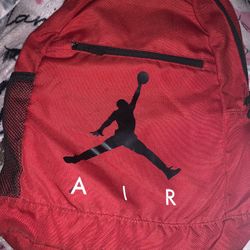 Red Jordan Book Bag