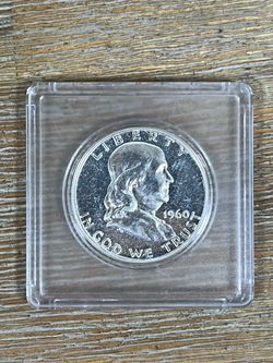 1960 Franklin Silver Half Dollar Proof Coin