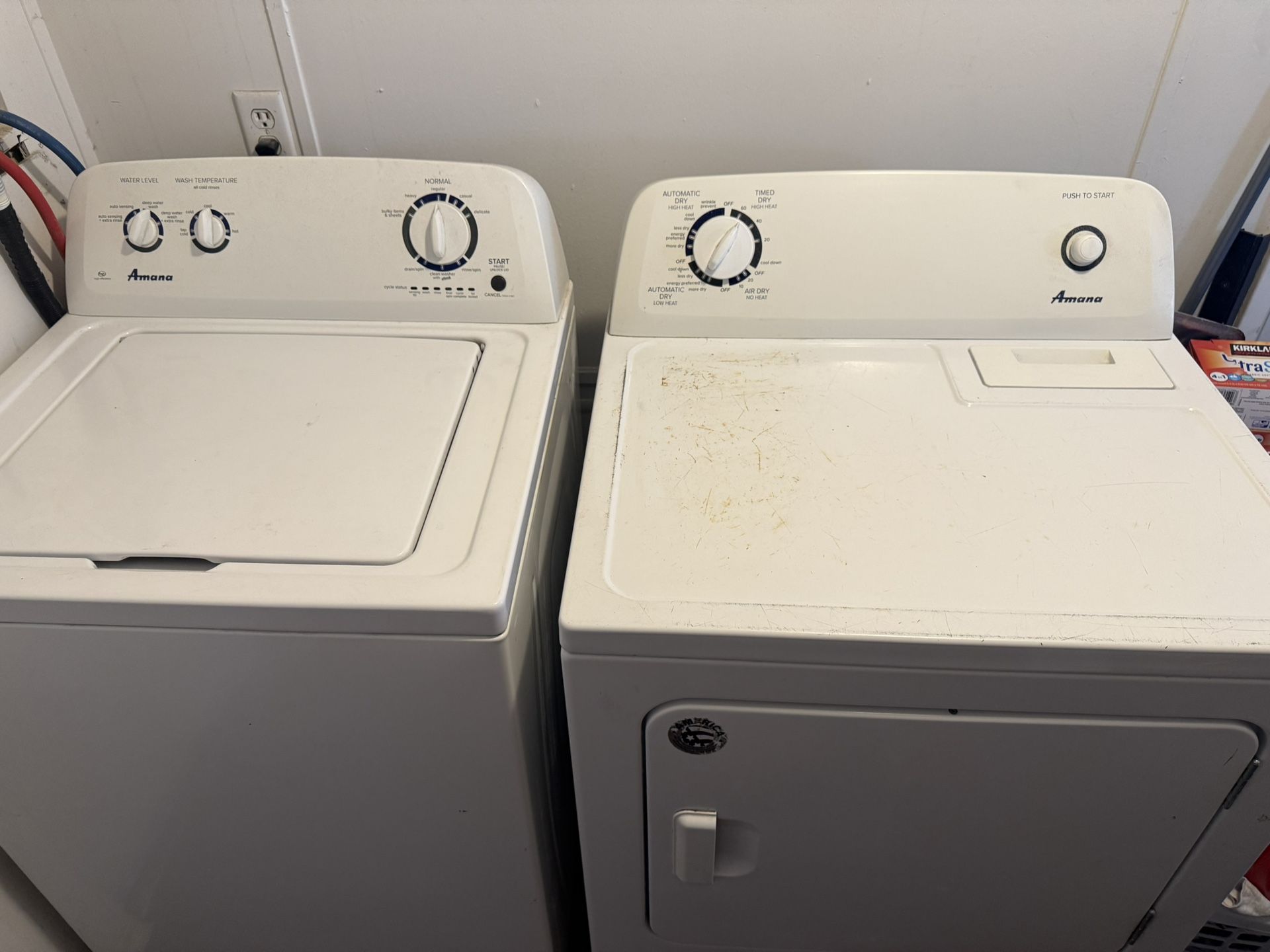 Amana Set Washer Dryer