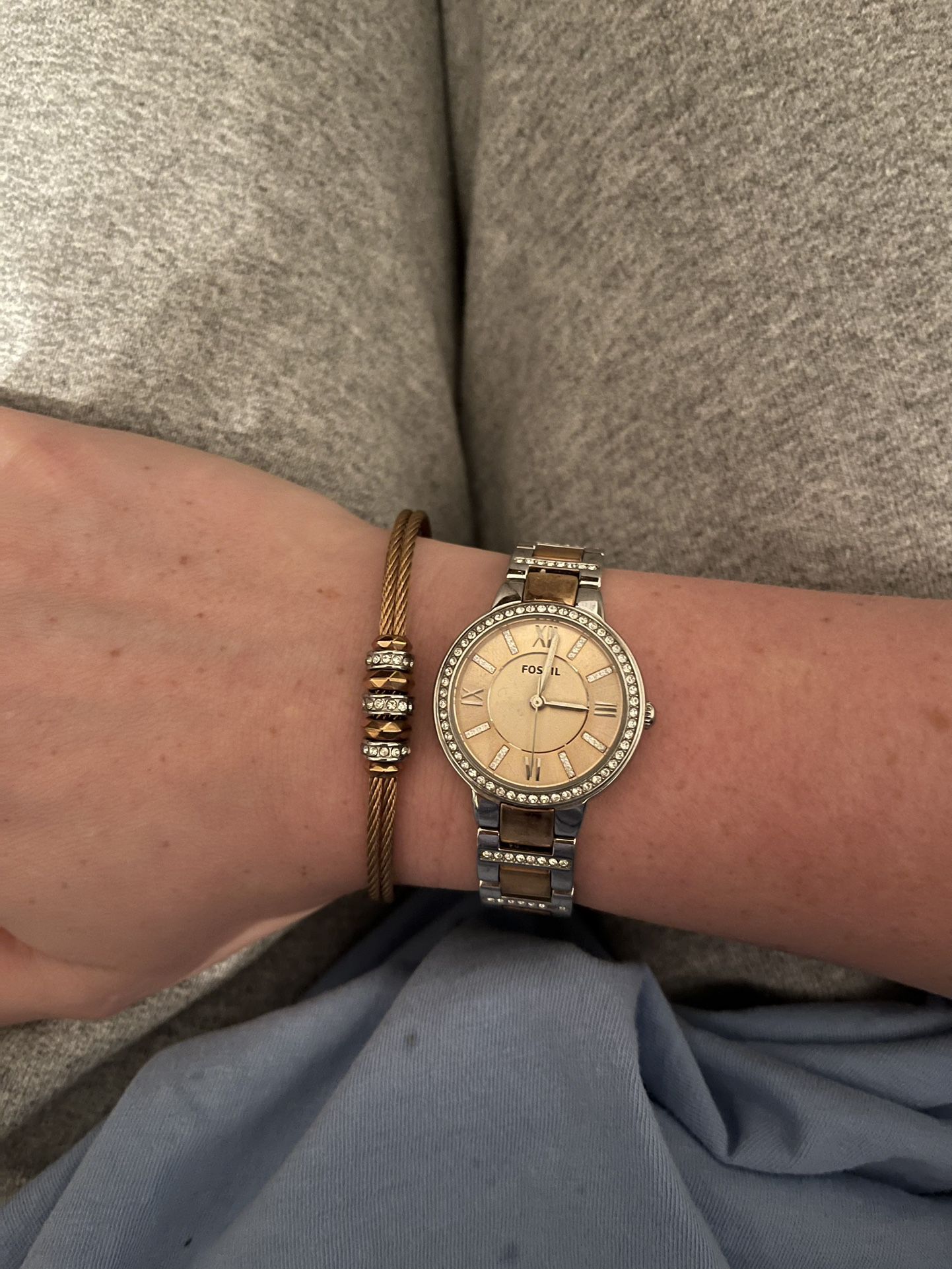 Fossil Watch With Matching Bracelet