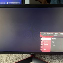 LG 144hz 24” Gaming Monitor 