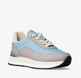 Michael Kors Hattie Mixed-Media Trainer NIB