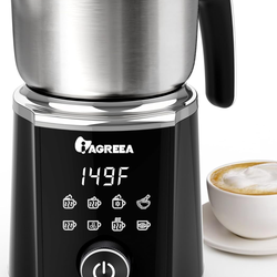 Brand New 8 in 1 Hot/Cold Milk Foamer/Steamer Large Capacity, Detachable Frother