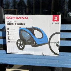 Schwinn Shuttle foldable bike trailer 2 passengers