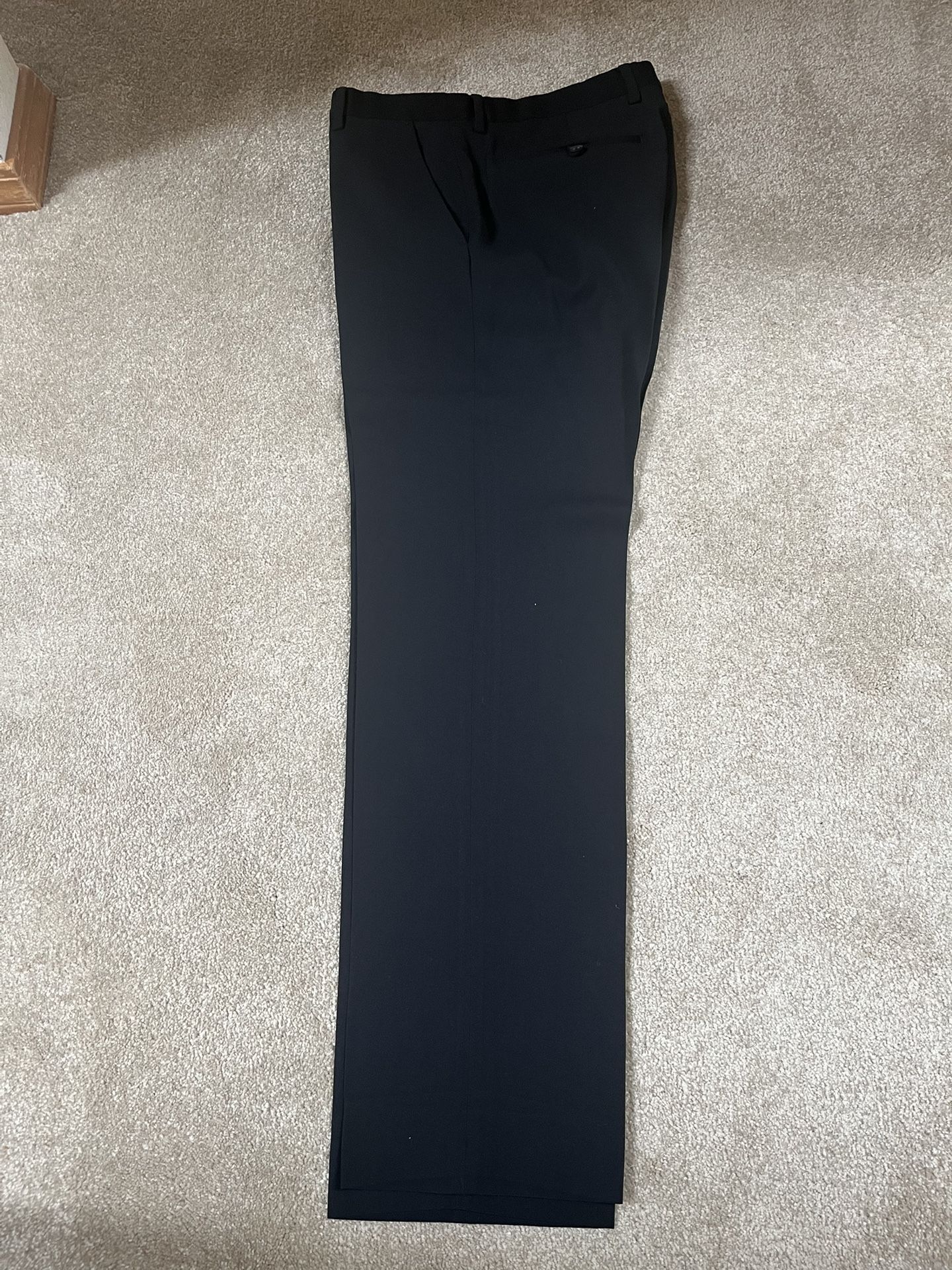 Banana Republic Men’s Black Dress Pants And Dress Shirt