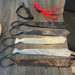 Youth Neck Ties, Bow Tie And Shoelace