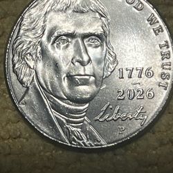 2026 P Sesquicentennial Nickel Error