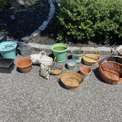 Baskets And Garden Pots