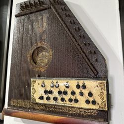 Vintage "Radio-Tone" Concert Harp / Zither - Antique String Instrument