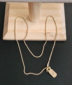 14k gold necklace 18 inch