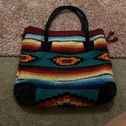 country print bag