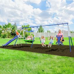 Rosemead Metal Swing Set