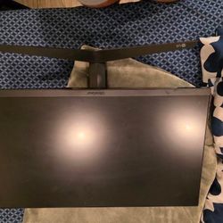 Monitor and keyboard