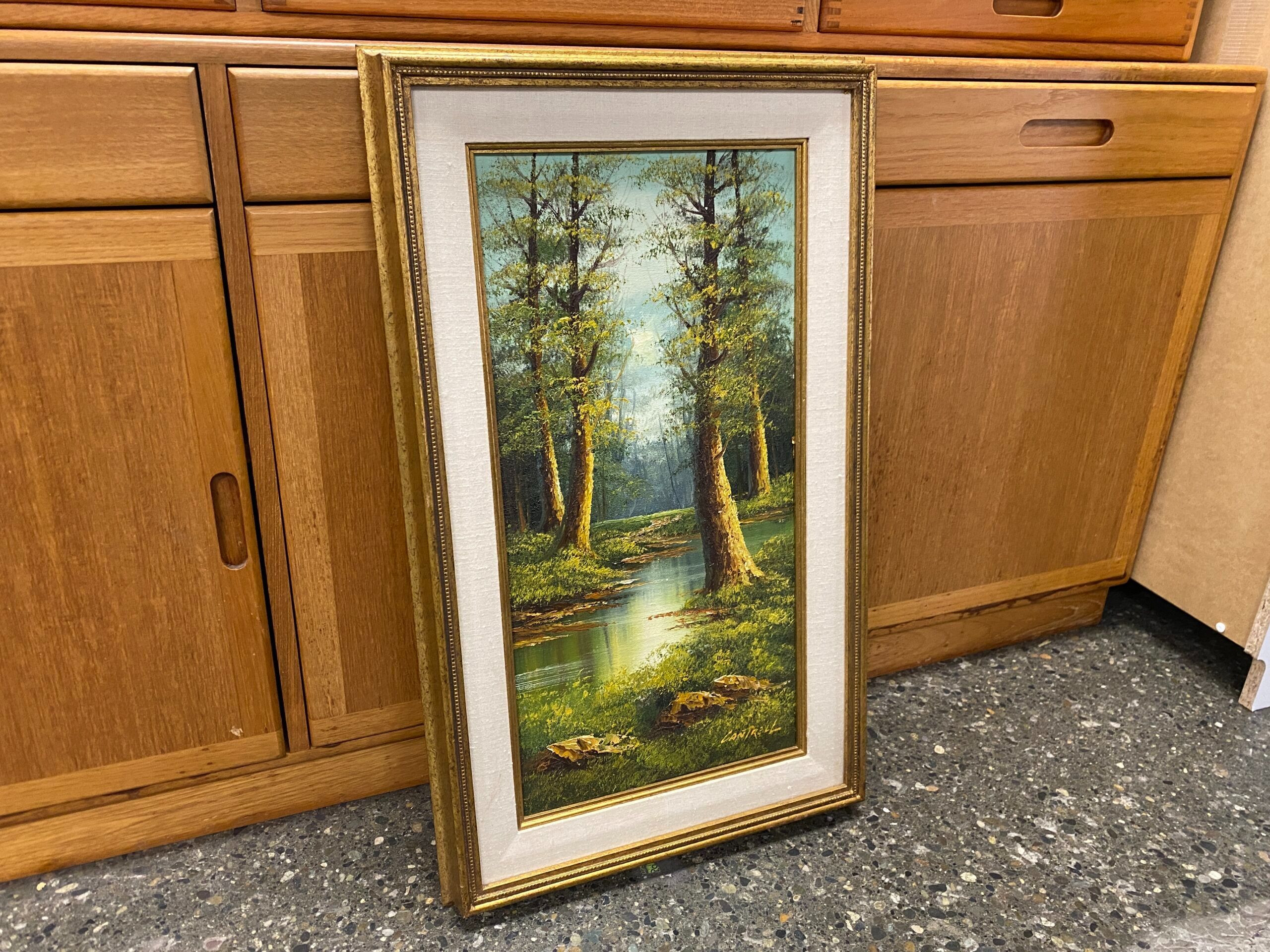 Original Framed Acrylic Nature Painting by Cantrell