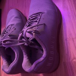 Nobull Shoes Women's Size 8.5 Impact Sneaker Gray Mesh Lace Up Trainers