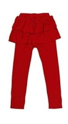 Simplicity Girls Stretchy Fleece Lined Footless Leggings with Ruffle Tutu Skirt
Christmas birthday wedding party 
Size 4T
Color red 
Condition brand n