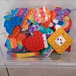 Large Lot of Pop It Fidget Toys