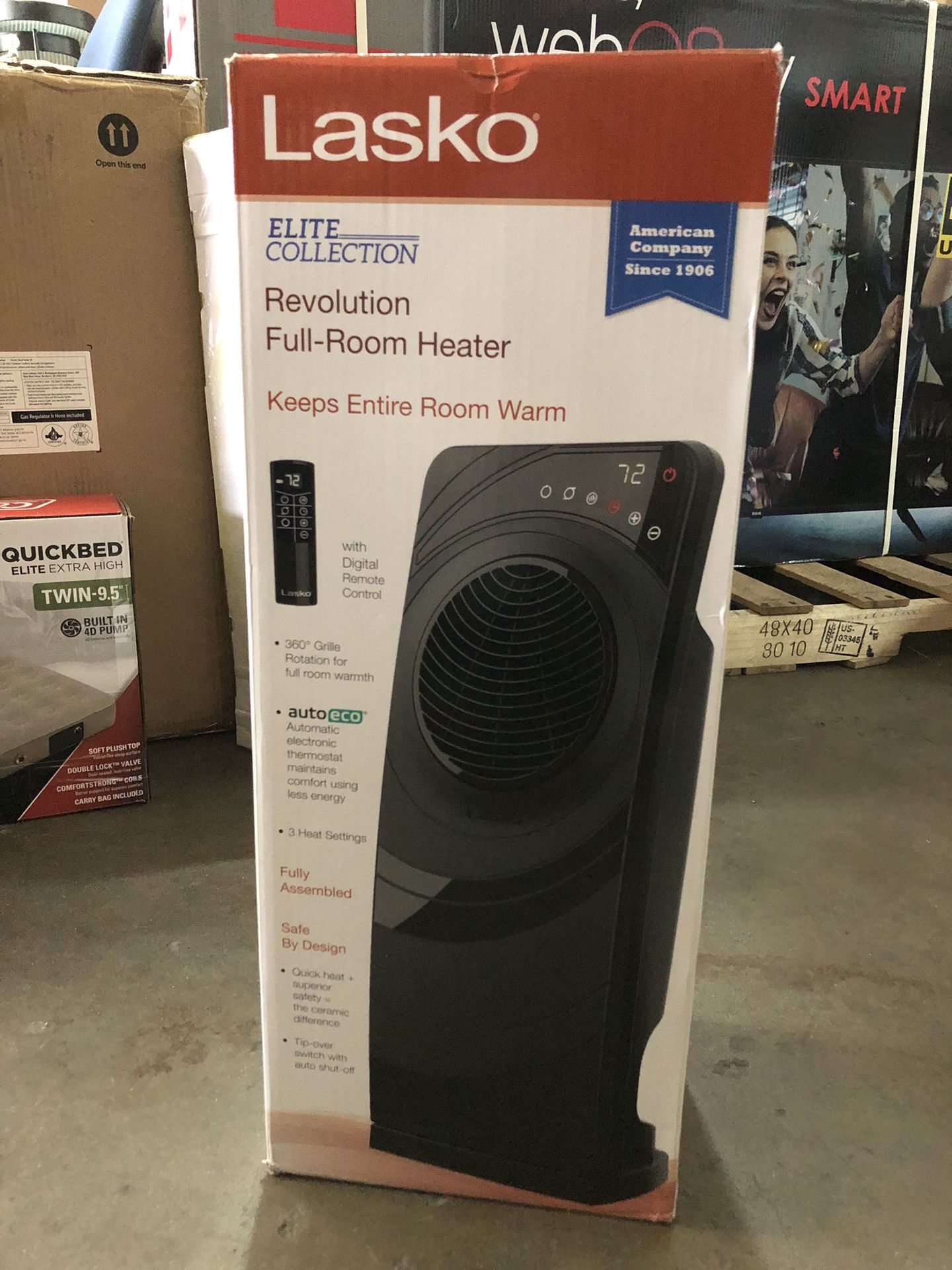 Lasko CC23630 Elite Collection Revolution Full-Room Ceramic Heater for Sale  in South Gate, CA - OfferUp