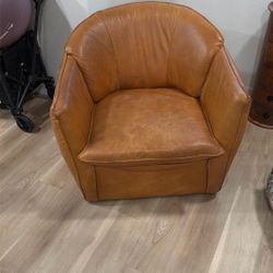 Leather Swivel Chair