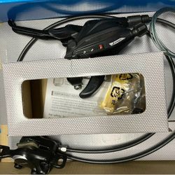 New Bike Shimano Pair Hydrualic Brakes And Shifter Units 