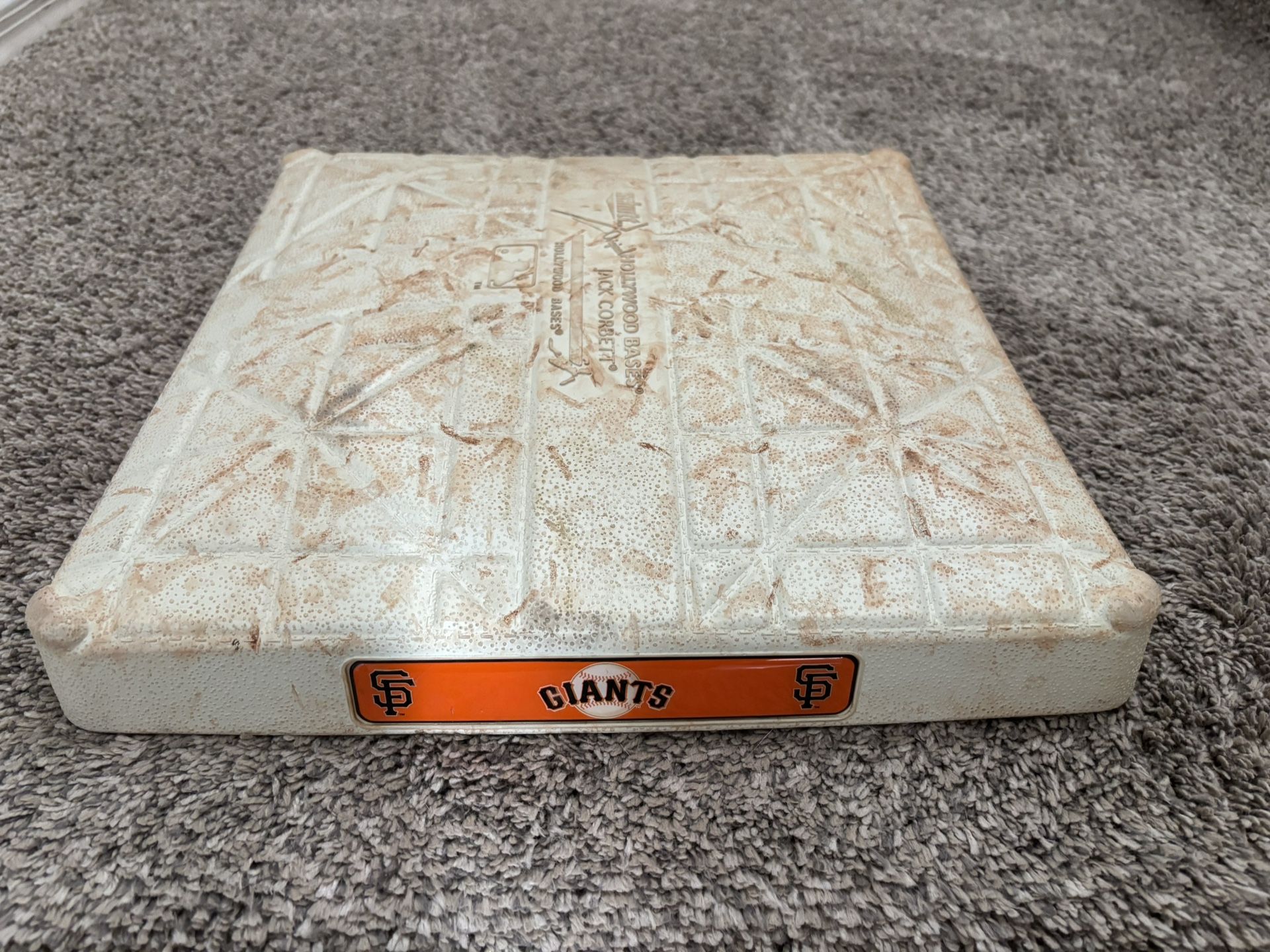 🏆 MLB Game-Used 2nd Base – Vin Scully’s Final Broadcast Game (2016 Giants vs Dodgers) Authenticated