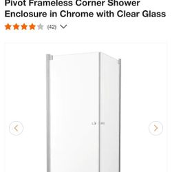 Delta Corner Glass Shower Enclosure 